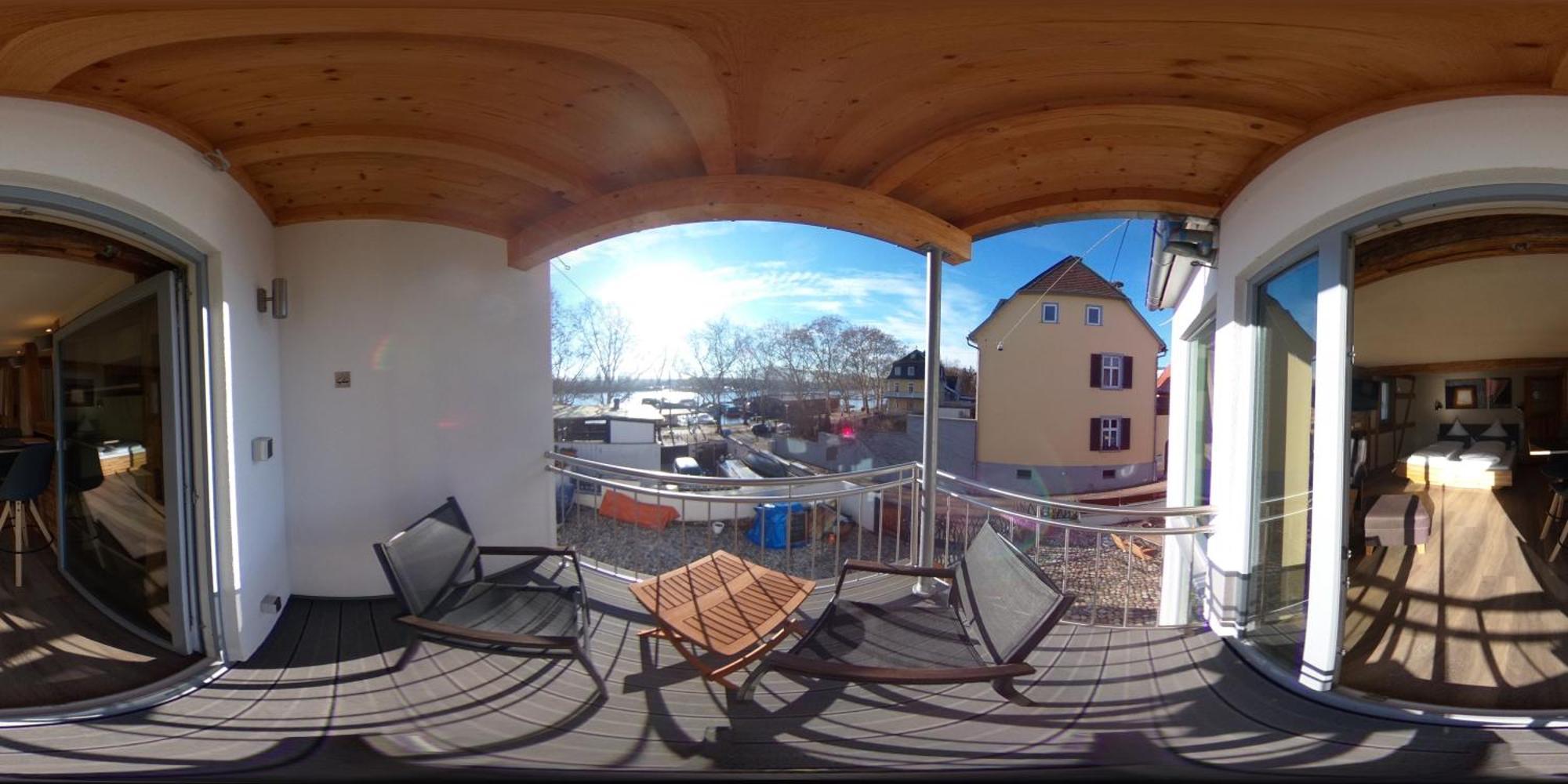 Appartamento Schmuckkaestle Am Hafen Wiesbaden Camera foto