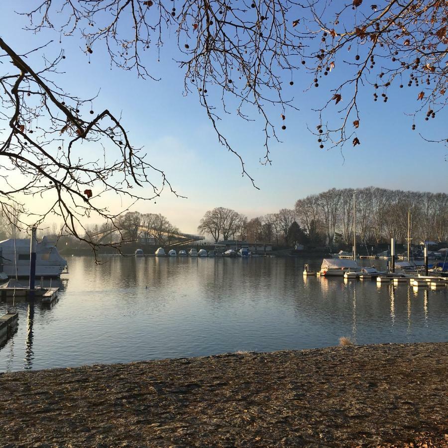 Appartamento Schmuckkaestle Am Hafen Wiesbaden Esterno foto