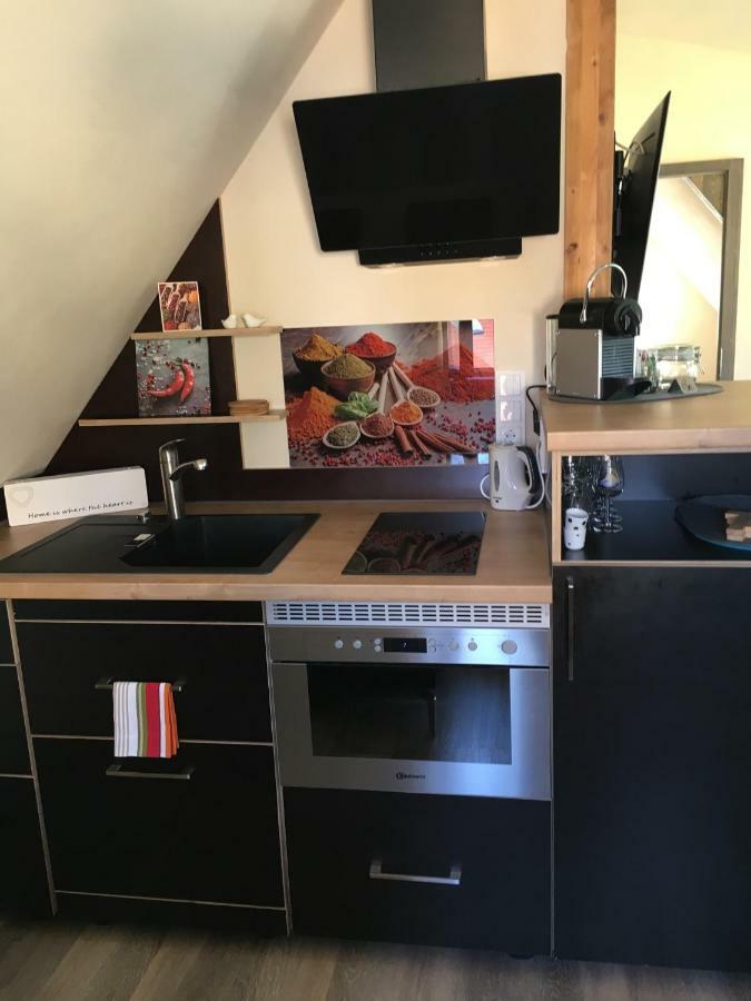 Appartamento Schmuckkaestle Am Hafen Wiesbaden Esterno foto